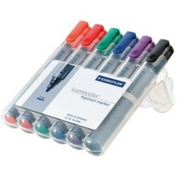 Staedtler marqueur pour tableau papier lumocolor 356b, étui