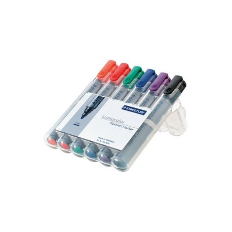 Staedtler marqueur pour tableau papier lumocolor 356b, étui