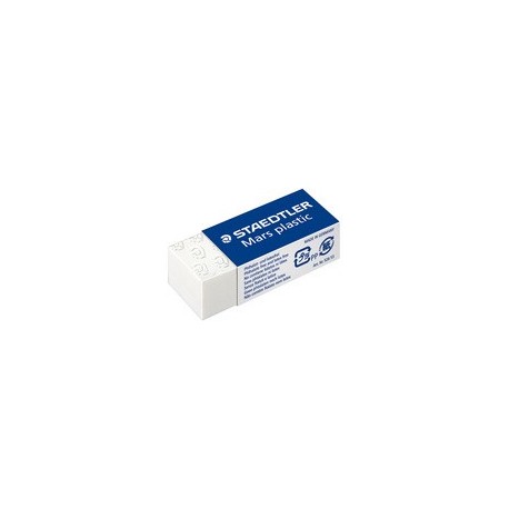 Staedtler gomme en plastique mars plastic, blanc