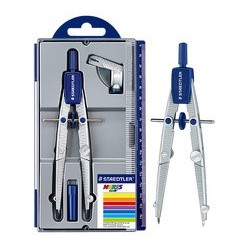 Staedtler compas scolaire noris club 550 01,longueur: 156 mm