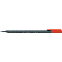 Staedtler feutre fin triplus, rouge, largeur de tracé: 0,3 m