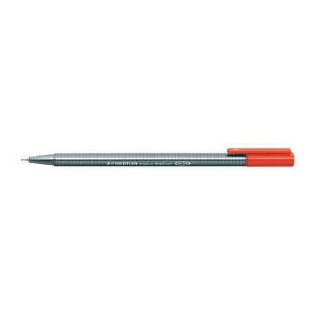 Staedtler feutre fin triplus, rouge, largeur de tracé: 0,3 m