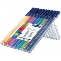 Staedtler feutre de coloriage triplus brilliant colours,