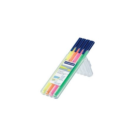 Staedtler surligneur "triplus textsurfer", étui de 4,