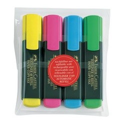 Faber-castell surligneur textliner 48 refill, étui de 6