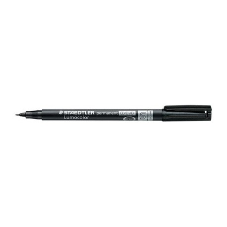 Staedtler marqueur cd/dvd lumocolor, permanent, noir