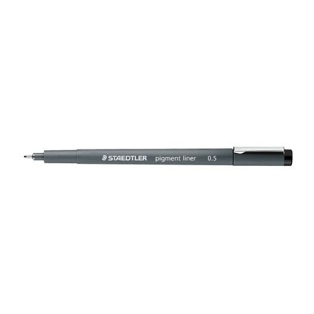 Staedtler feutre à pigment, noir, largeur tracé: 0,5 mm