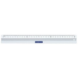 Staedtler règle en métal, en aluminium, 400 mm