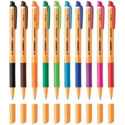 Stabilo stylo à encre gel pointvisco, orange, largeur du