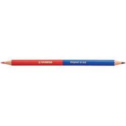Stabilo crayon de couleur original, hexagonal, rouge