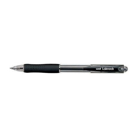 Uni-ball stylo bille rétractable laknock, bleu, large