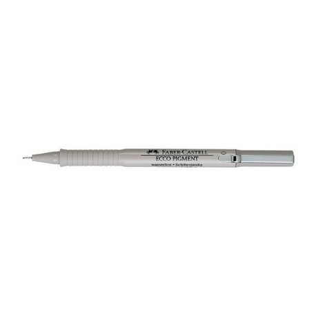 Faber-castell stylo feutre ecco pigment 0,7 mm, noir