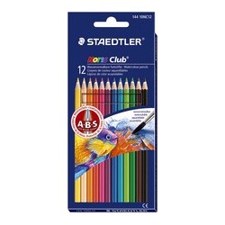 Staedtler crayon aquarelle noris club, étui carton de 12