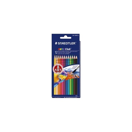 Staedtler crayon aquarelle noris club, étui carton de 24