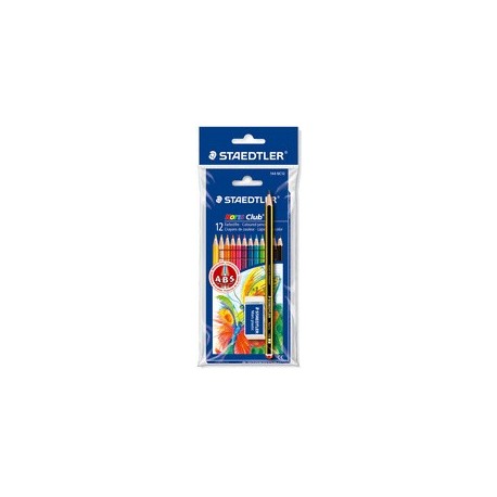 Staedtler crayons de couleur noris club, kit promotionnel,