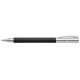 Faber-castell stylo roller ambition résine noire