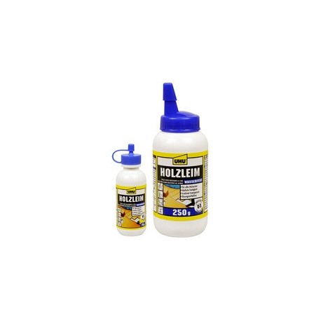 Uhu colle à bois étanche d3, sans solvant, bouteille de 750g