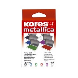 Kores tampons encreur metallica, (l)110 x (p)70 mm, non-