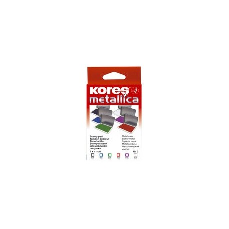Kores tampon encreur "stampo", (l)110 x (p)70 mm, bleu