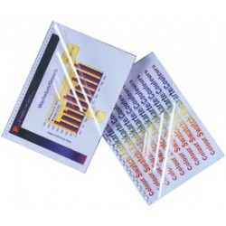 Gbc couverture pour reliure hiclear, a5, limpide, 0,24 mm