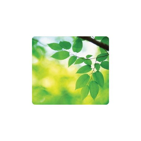 Fellowes tapis souris earth, motif: feuilles, rectangulaire