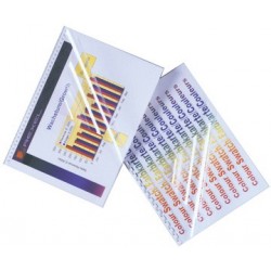 Gbc couverture pour reliure hiclear, format a4, pvc, 0,15 mm