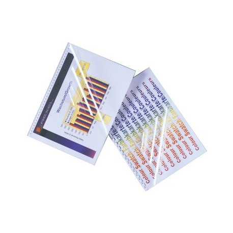 Gbc couverture pour réliure hiclear, format a4, pvc, 0,20 mm