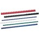 Gbc baguettes de reliure plastique combbind, a4, 12 mm,blanc