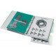 Gbc pochettes de plastification, format a4, perforation pour