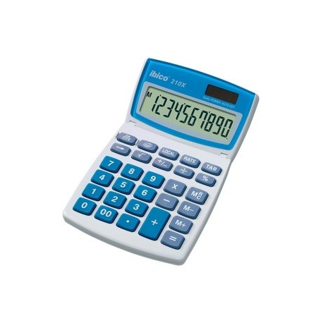 Ibico calculatrice de bureau 210x, écran lcd 10 chiffres