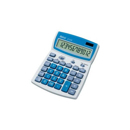 Ibico calculatrice de bureau 212x, écran lcd à 12 chiffres