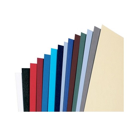 Gbc couverture de reliure leathergrain, format a3, 250 g/m2,