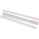Gbc baguettes de reliure métallique wire'o 6,0 mm, a4, 21