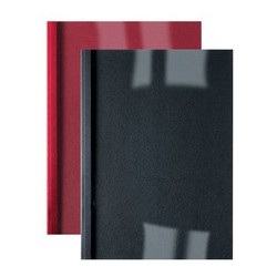 Gbc couverture thermique lin thermabind, a4, 3,0 mm, rouge