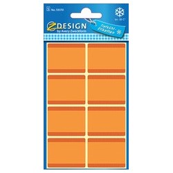 Avery zweckform zdesign tiefkühletiketten home, orange