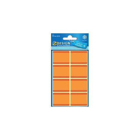 Avery zweckform zdesign tiefkühletiketten home, orange
