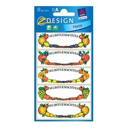 Avery zweckform z-design etiquettes pr ménage "cadre&fruits"