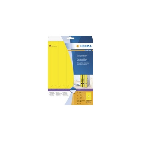 Herma etiquettes pour dos de classeur special, 38 x 297 mm,