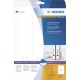 Herma etiquettes dos de classeur special, 61 x 297 mm, blanc