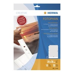 Herma pochettes pour photos fotophan, format a4, pour photos