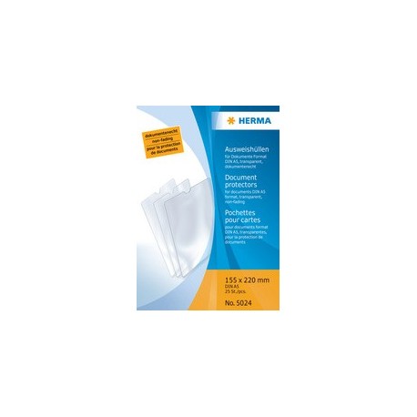 Herma étui de poche, pp, 1 poche, 0,14 mm, transparent