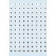Herma stickers chiffres 1-540, diamètre: 8 mm, blanc