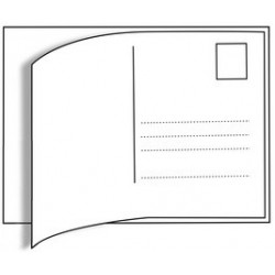 Herma étiquettes de cartes postales, 95 x 145 mm, blanches