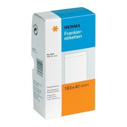 Herma étiquettes d'affranchissment, 165 x 41mm, blanc,