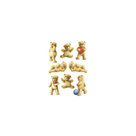Herma stickers decor "ours avec fleurs"