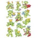 Herma sticker decor "grenouilles"