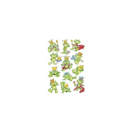 Herma sticker decor "grenouilles"