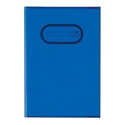 Herma protège-cahier, format a4, en pp, bleu transparent