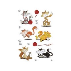 Herma sticker decor "photos de chats"