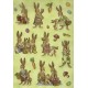 Herma stickers de pâques decor "lapins nostalgiques"